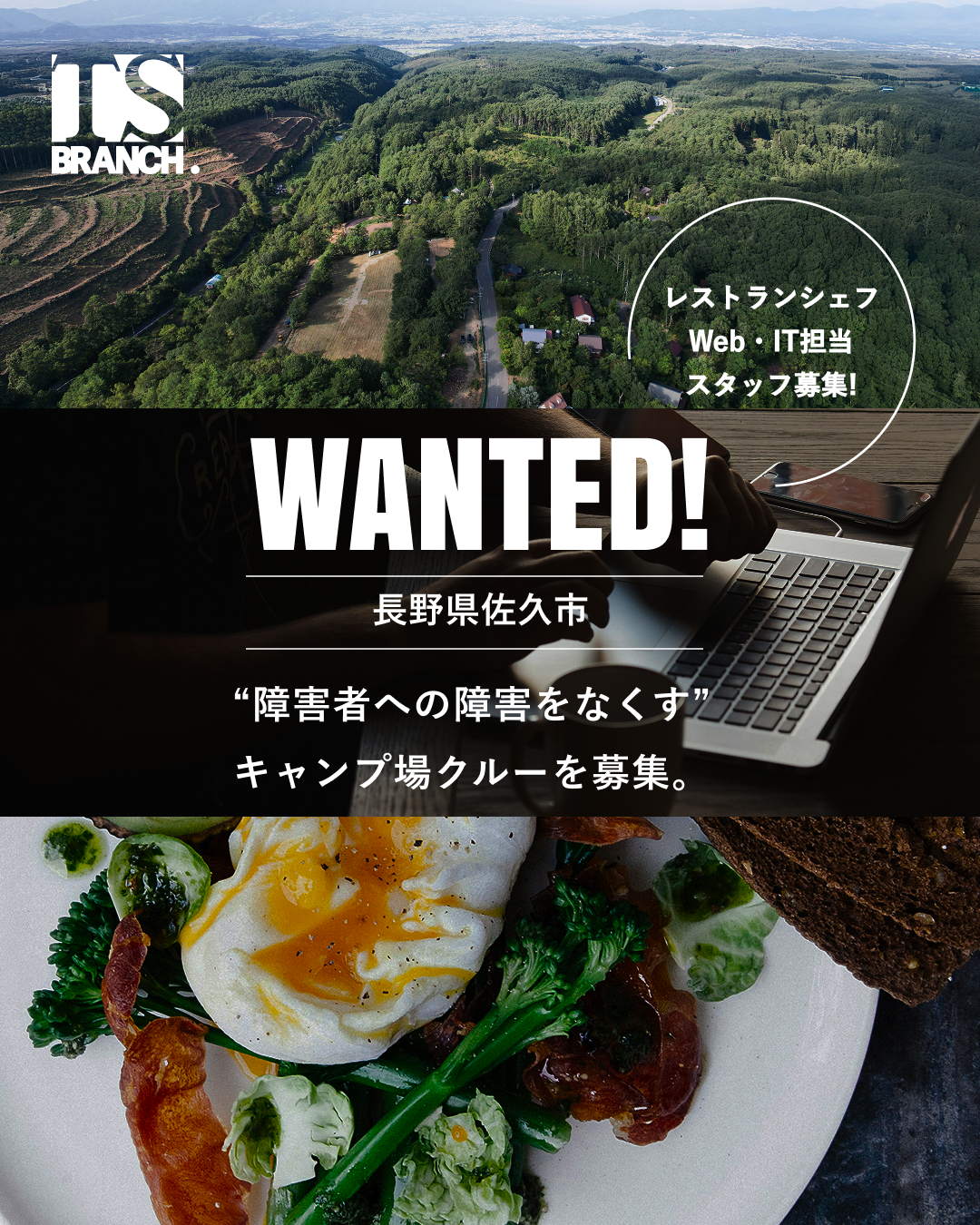 レストランシェフ＆Web・ITスタッフ募集！